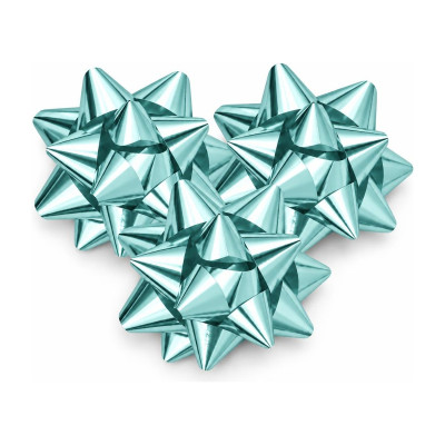 Stelle regalo Splendid Ø 9 cm in confezione da 70, 5 colori Brizzolari