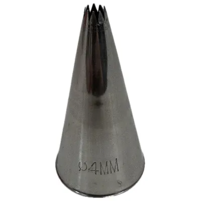 Bocchetta per sac à poche a stella in acciaio Ø 4 mm Thermohauser