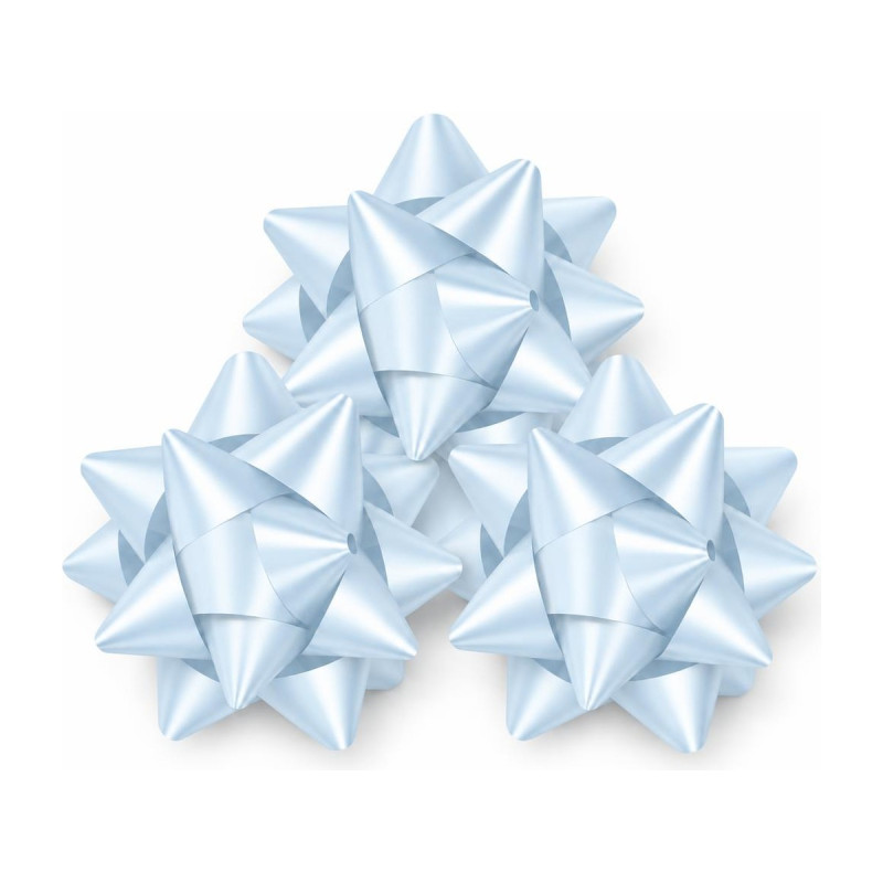 Stelle regalo linea E Ø 3,5 cm in confezione da 100, 12 colori Brizzolari