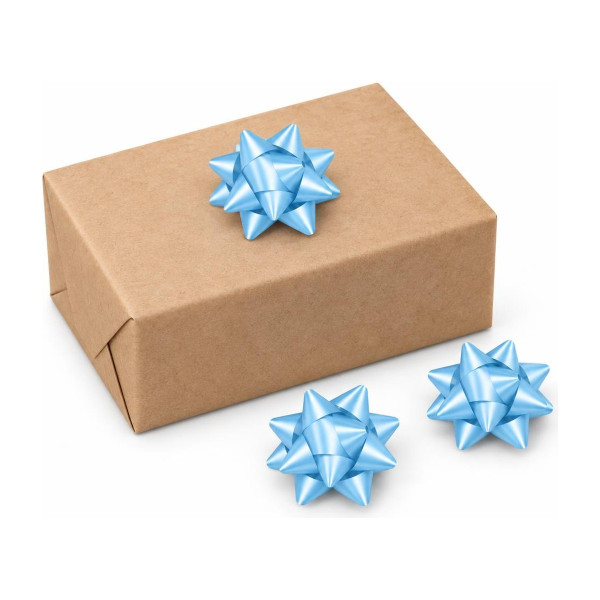 Stelle regalo linea E Ø 3,5 cm in confezione da 100, 12 colori Brizzolari
