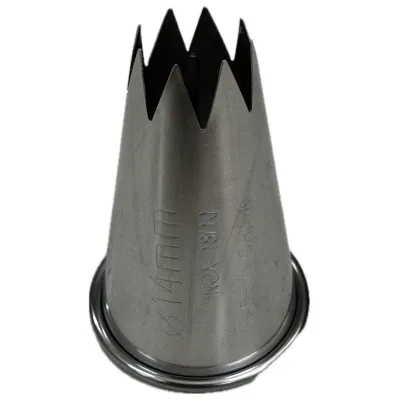 Bocchetta per sac à poche a stella in acciaio Ø 14 mm Thermohauser