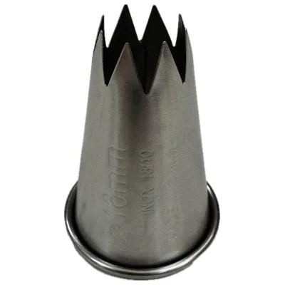 Bocchetta per sac à poche a stella in acciaio Ø 12 mm Thermohauser