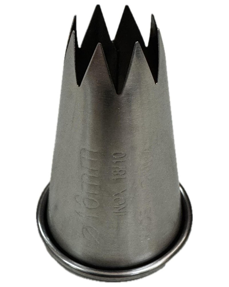 Bocchetta a stella acciaio Ø 12mm
