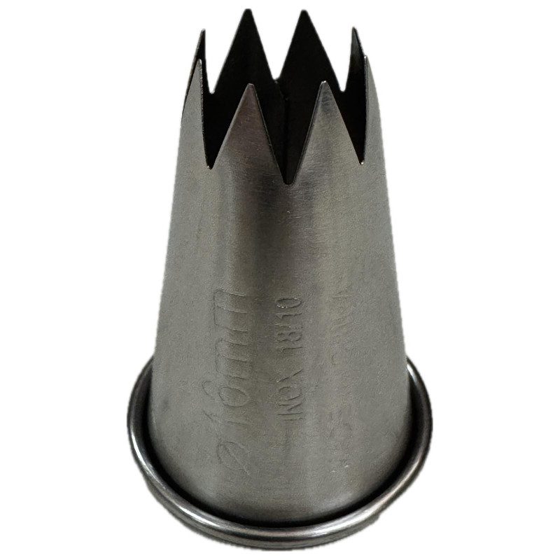 Bocchetta per sac à poche a stella in acciaio Ø 12 mm Thermohauser