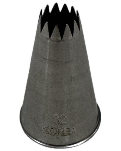 Mini Bocchetta a stella acciaio Ø 7mm - Per una decorazione fine