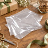 Fogli di cellophane trasparente 100x130 cm per cesti, panettoni e fiori, confezione da 25 CWR
