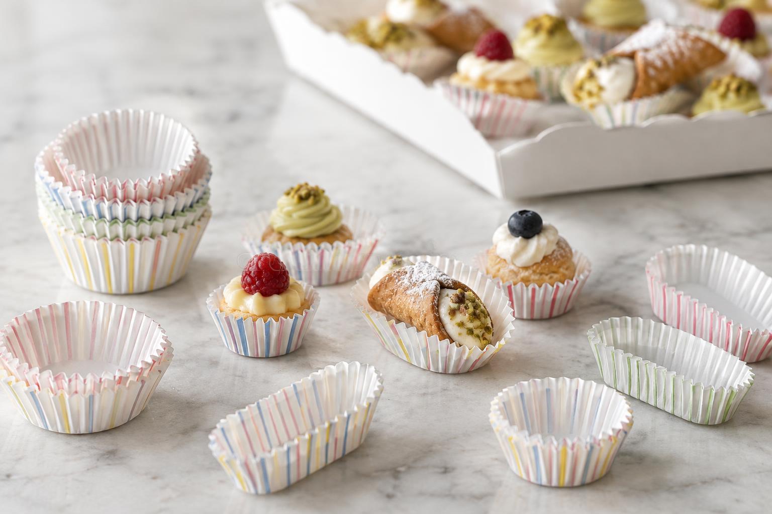 Pirottini: quale misura per pasticcini, cannoli e muffin